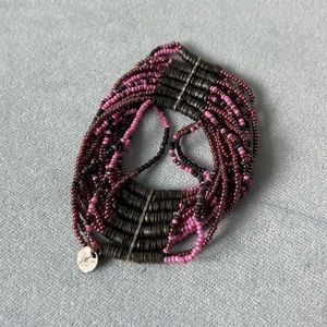 Chan Luu Elastic Beaded Bracelet